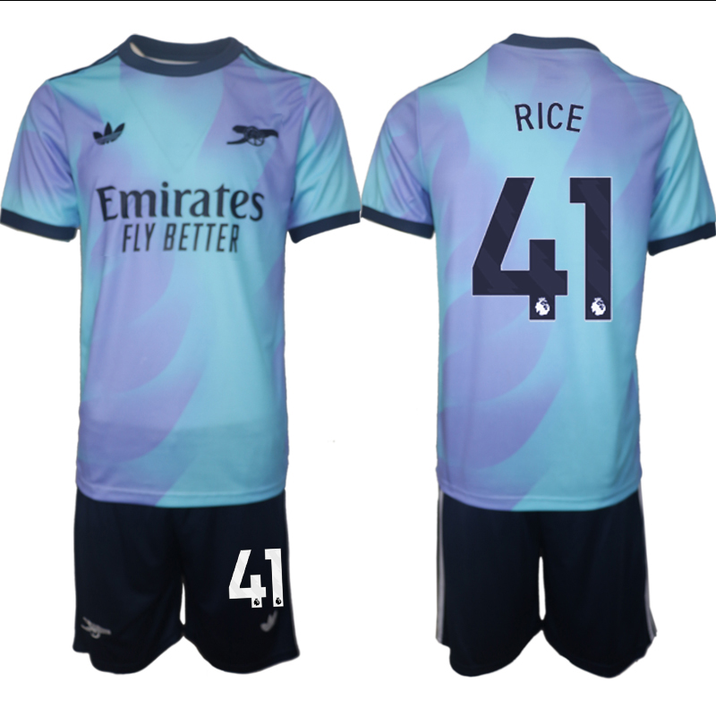 Men 2024-2025 Club Arsenal away Purple blue #41 Soccer Jersey->arsenal jersey->Soccer Club Jersey